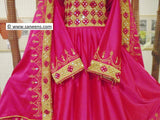 Afghan Frock with Mirror Work