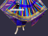 Traditional afghan ethnic nomad nikkah clothes in multi color