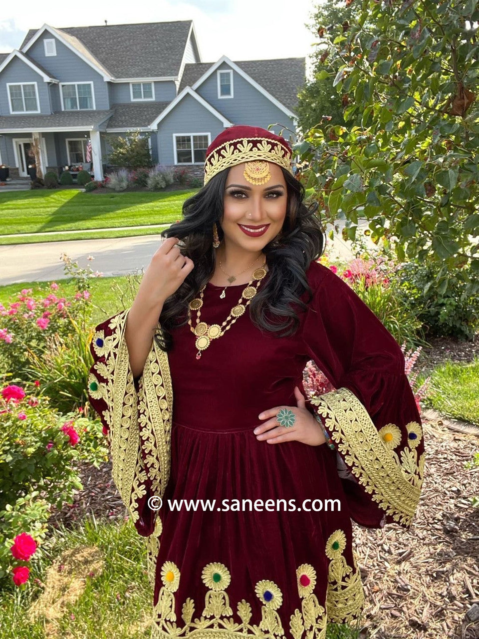 afghan  clothes for nikkah