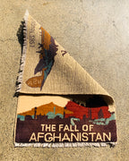 Afghan Falling Men War Carpet 2.9x2 ft