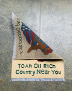Afghan War USA Drone Oil Rich Country Rug 2.5x1.9 ft