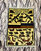 Woolen Russia-Ukraine War Rug Design 2.6x1.9 ft