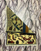 Woolen Russia-Ukraine War Rug Design 2.6x1.9 ft