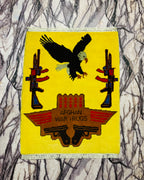 Historic Afghan War Eagle Rug 2.5x2 ft