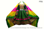 Elegant Afghan Bridal Embroidered Dress