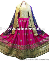 Kuchi Style Bridal Mirror Work Dress