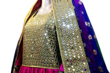 Kuchi Style Bridal Mirror Work Dress