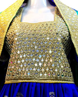Hand Embroidered Traditional Afghan Bridal Dress