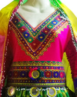 Hand Embroidered Afghan Bridal Dress