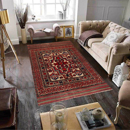 woolen rug, Afghan Baloch, 