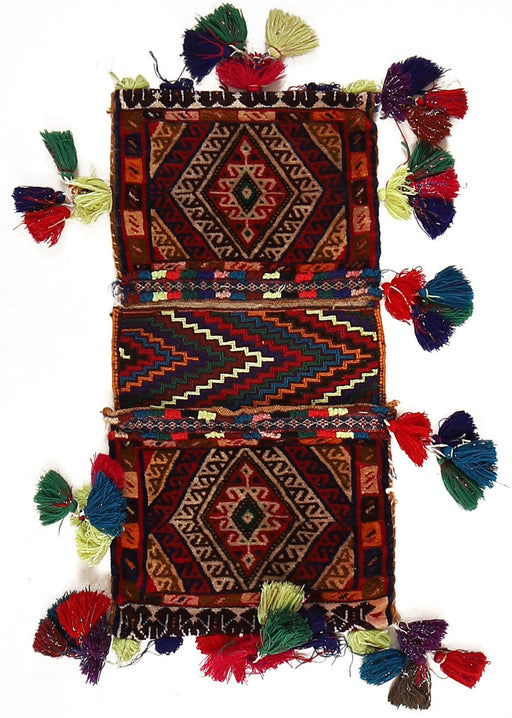  Hand Knotted Saddle Bag, Pashtun, Hand-Knotted, Home Décor,