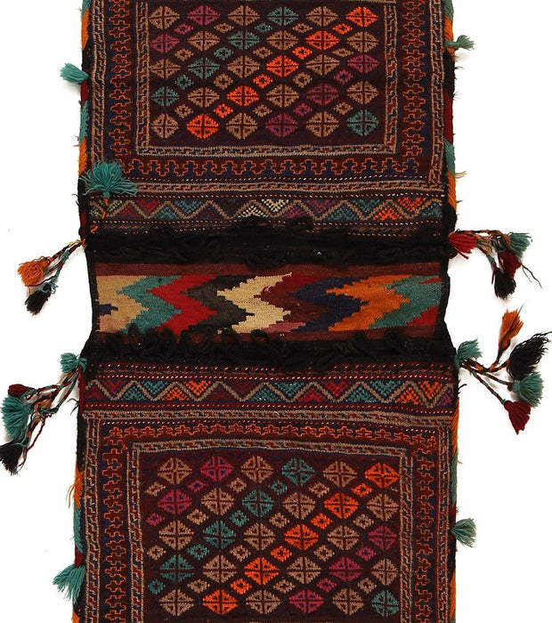 Hand-Knotted, Hand Knotted Saddle Bag,