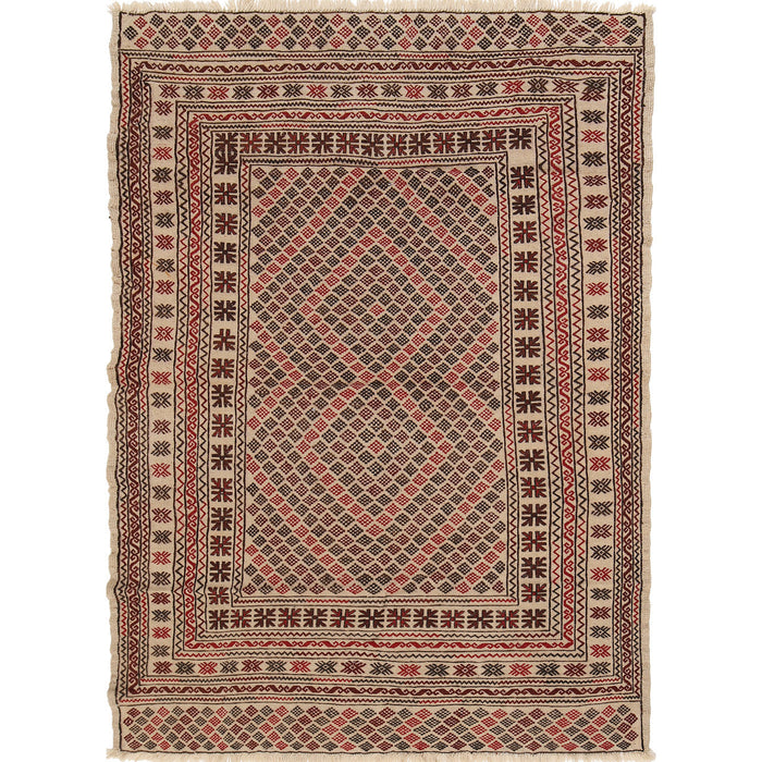 detailed Afghan rug,