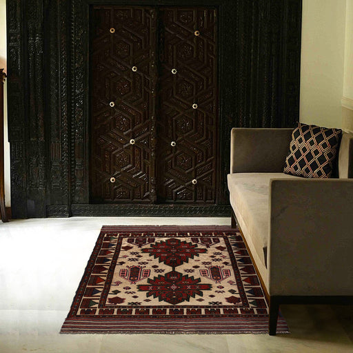 Pashtun heritage, handwoven rug,