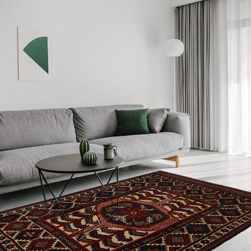 woolen rug, Afghan Baloch, 