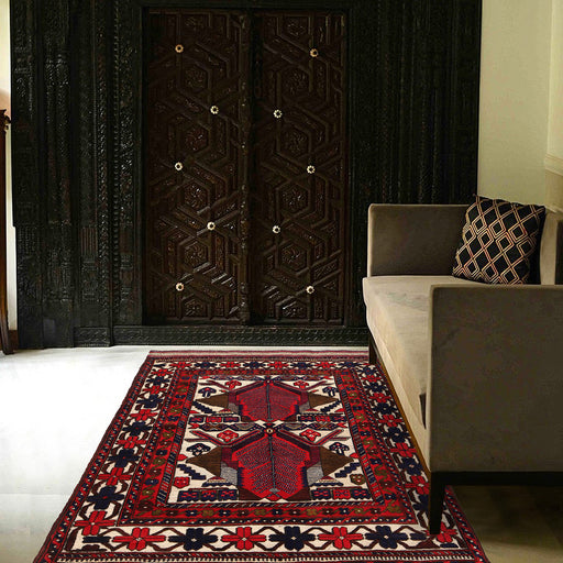 woolen rug, Afghan Baloch, 