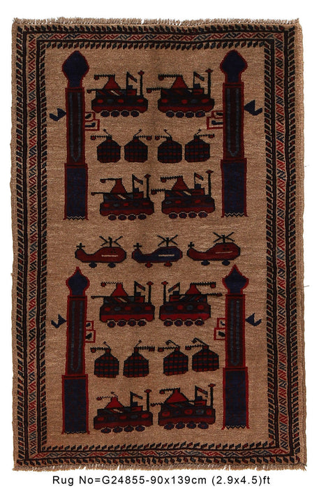 Afghanistan War Rug, Rugs,  War Rug,  