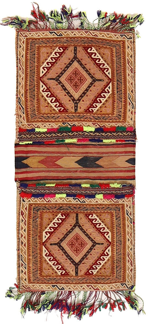 Rugs, Hand Knotted Saddle Bag, Pashtun, Hand-Knotted,