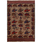 Afghan War Weapons Story Carpet 6.2x4.2 ft