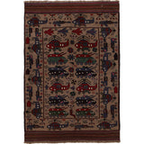 Afghan War Helicopter Story Rug 6.1x4.3 ft