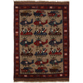 Afghan War Helicopter Story Rug 4.7x3.2 ft