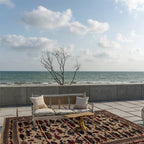 Authentic Afghan Battle Story War Weapons Rug 8.9x6.6 ft