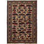 Collector Afghan War Heritage Carpet 9.1x6.3 ft