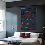 Tribal Storytelling War AK-47 Carpet 5x3.4 ft