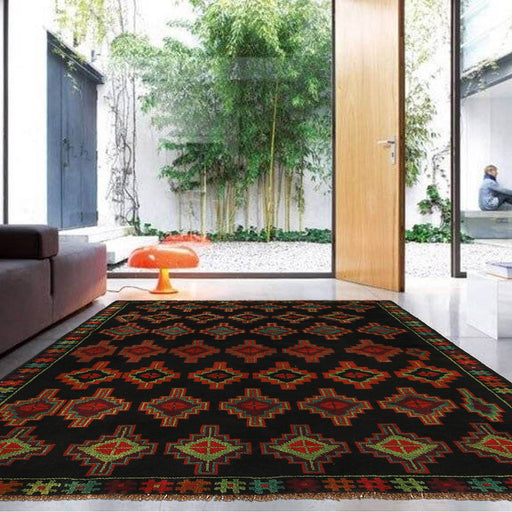 authentic Afghan wool Baloch rug, handwoven Afghan rug, traditional Baloch rug, 