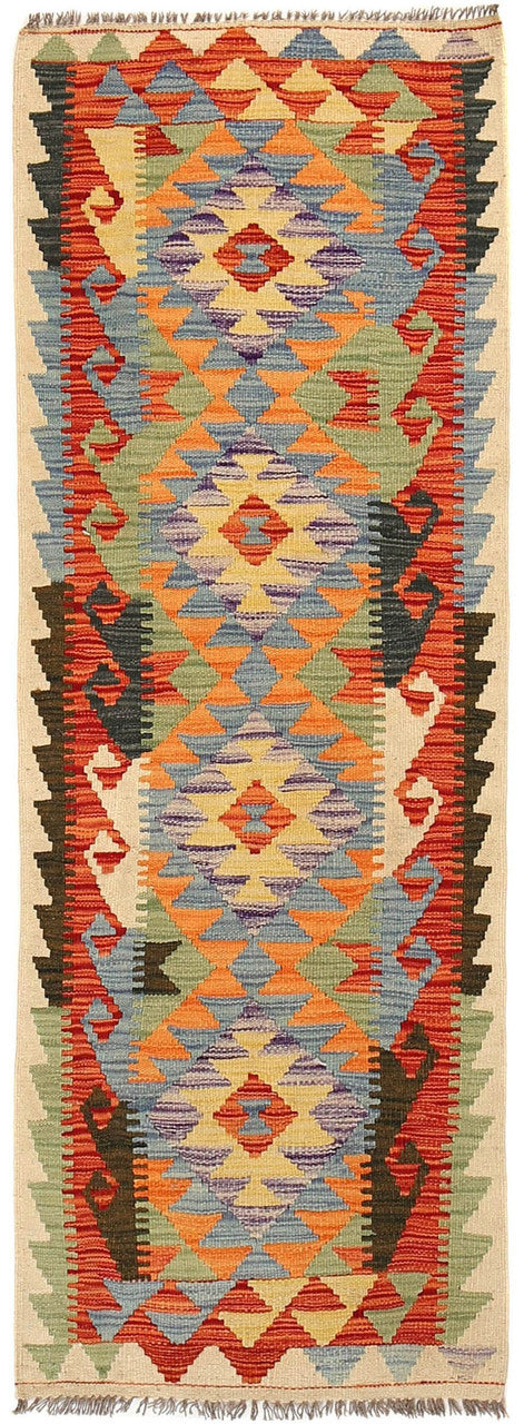 tribal wool runner rug, Afghan wool runner, handcrafted tribal rug, authentic Afghan rug, traditional Afghan runner rug,