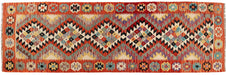 Afghan artisan rug, unique wool rug, Afghan runner rug, handcrafted Afghan decor,