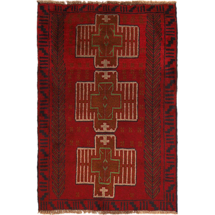 premium wool Baluchi rug, authentic Afghan rug, handcrafted Baluchi rug, 