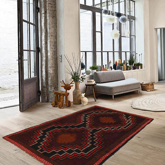 Traditional Afghan rug, hand-knotted Baluchi rug, Afghan wool rug, premium wool Baluchi rug, 