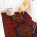 Traditional Afghan rug, hand-knotted Baluchi rug, Afghan wool rug, 