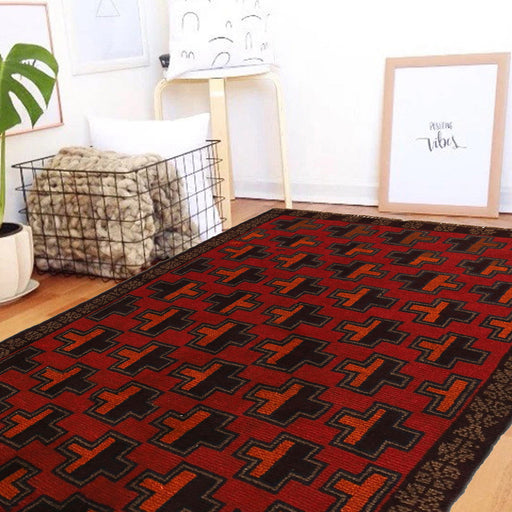hand knotted Afghan rug, Baluchi wool rug, Afghan wool rug, 
