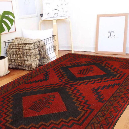 hand knotted Afghan rug, Baluchi wool rug, Afghan wool rug, 