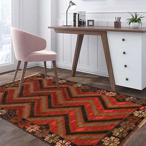 hand-knotted Afghan rug, Balochi wool rug, Afghan wool rug, 