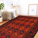 hand-knotted Afghan rug, Balochi wool rug, Afghan wool rug, 
