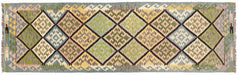 handcrafted Afghan wool runner, authentic Afghan wool rug.