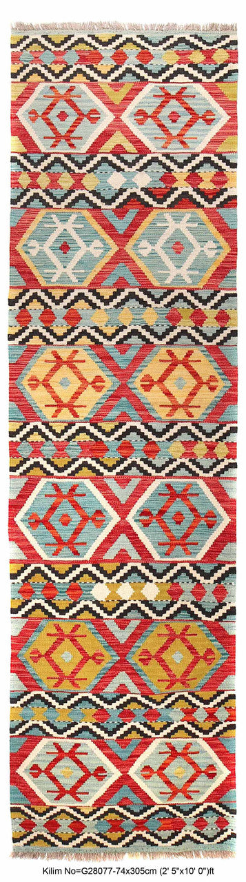 unique hand knotted Afghan rug, wool runner rug, Pashtun artisan rug, traditional Afghan rug, handmade wool runner, 