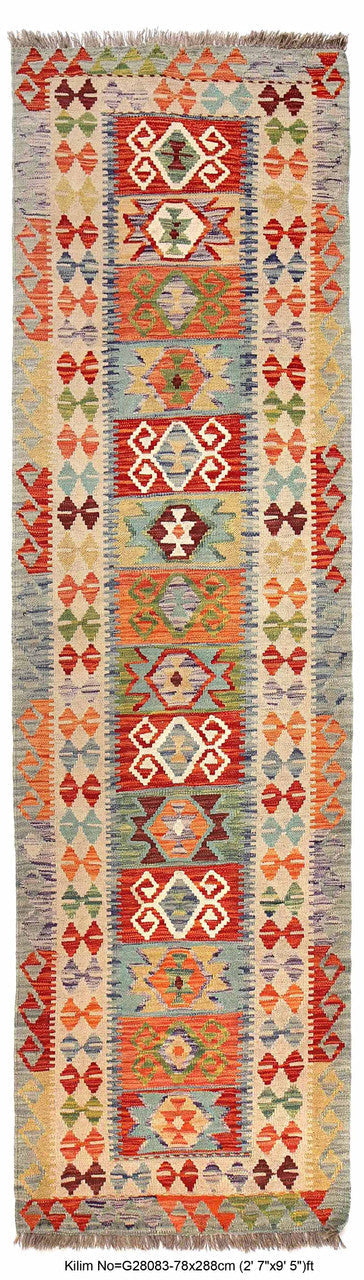 handmade wool runner, Afghan hallway runner rug, handcrafted Pashtun rug, authentic Afghan wool rug, 