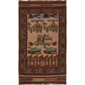 Cultural War Heritage Story Rug 4.7x2.6 ft