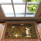 Afghan AK-47 Rug With Story Art 2.8x2 ft