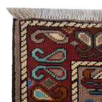 Afghan War Weapons Artisan Woven Carpet 3.9x2.5 ft