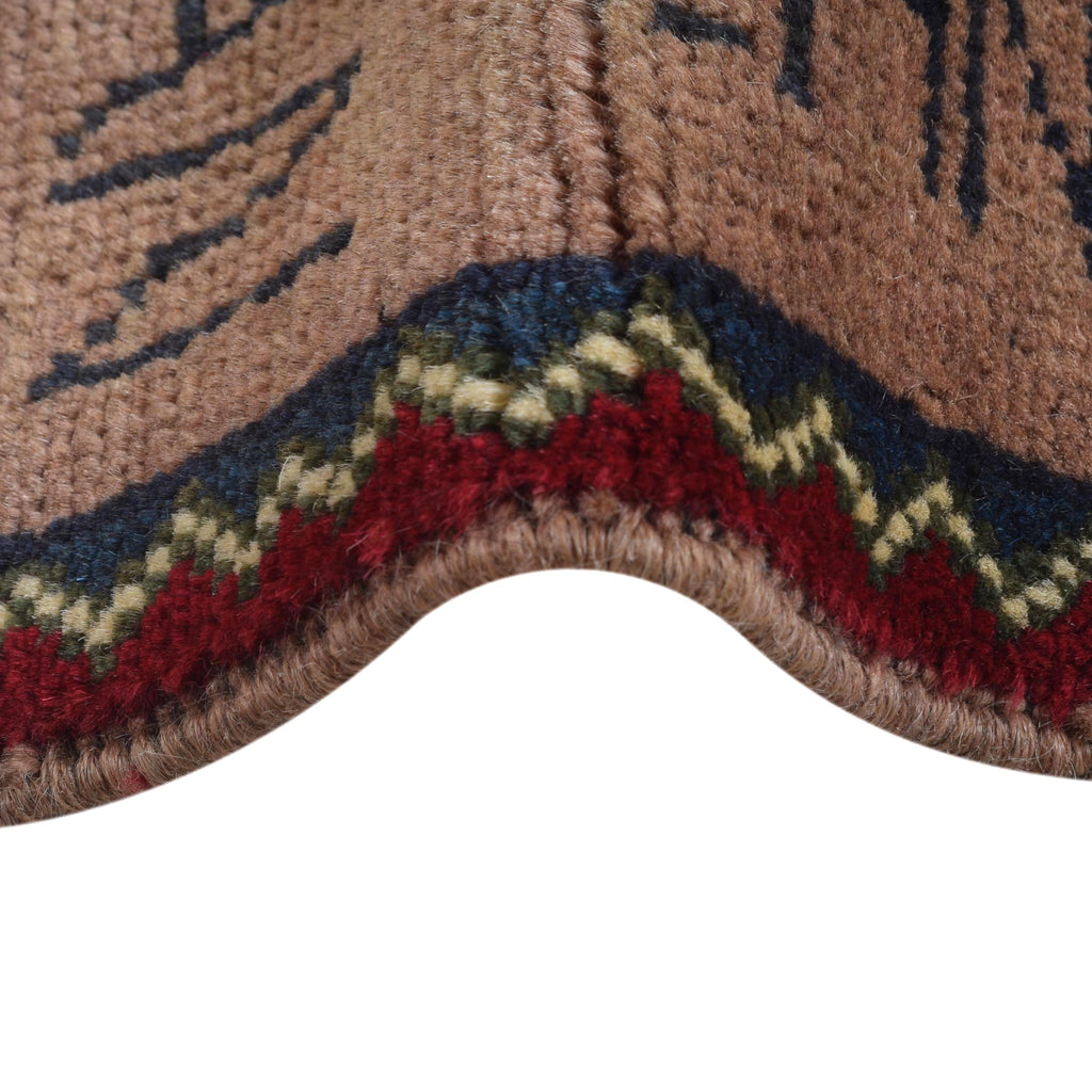 Traditional Battle Story War Rug 3.9x2.6 ft