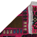 Afghan Cultural Weapons Symbol Carpet 4.3x2.6 ft