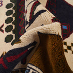 Handcrafted Heritage War Weapons Carpet 4.4x2.8 ft