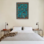 Afghan Helicopter War Story Rug 4.7x3.4 ft