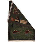 Afghan War Rug Symbol Story 2.8x2 ft