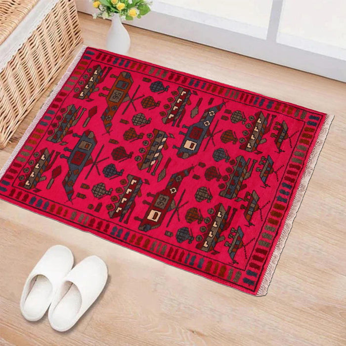 Afghan Weapons Rug War Decor 2.9x2 ft (Copy)